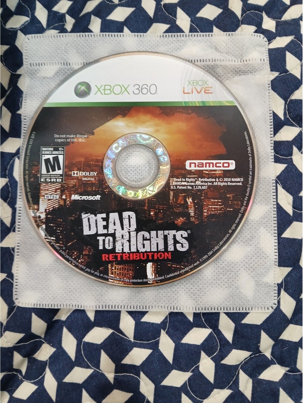 Dead to Rights: Retribution (Microsoft Xbox 360, 2010)